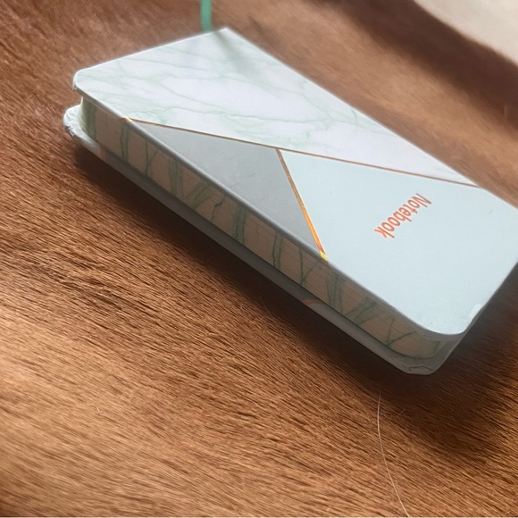 🍭 3/$10 mint green & white marble tiny lined notebook - Picture 11 of 14